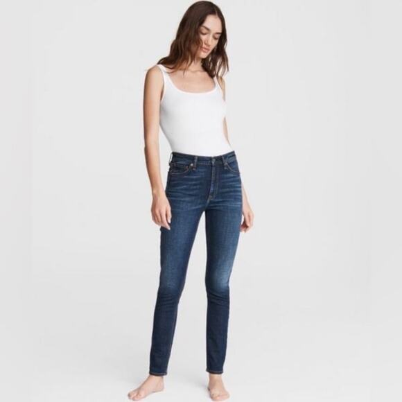 rag & bone High Rise Skinny Jeans - Picture 1 of 8